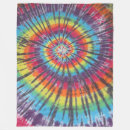 Search for rainbow tie dye blankets Spiral