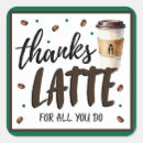Search for thanks a latte stickers Teacher