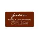 Search for classy return address labels Classic