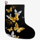 Search for white gold christmas stockings Golden