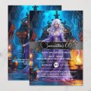 Search for witch birthday invitations Enchanted