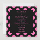Search for polka dots pattern square invitations Pink