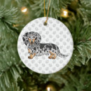 Search for dachshund cartoon christmas tree decorations Doxie