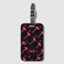 Search for pink flamingo luggage tags Illustration