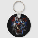 Search for scary clown key rings Halloween