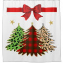 Search for red green gold shower curtains White