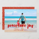 Search for peace love joy family photo christmas cards Red