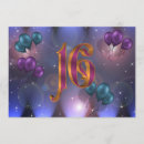 Search for boy 16 birthday invitations Girl