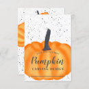 Search for pumpkin carving invitations Typography