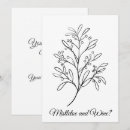 Search for mistletoe cards Minimalist