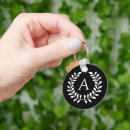 Search for monogram wreath key rings Stylish