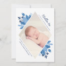 Search for floral birth announcement cards Boy