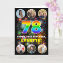Search for 78th birthday cards Seventy eighth birthday