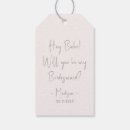 Search for bridesmaid gift tags Blush pink