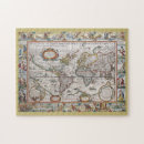 Search for old world map puzzles Antique