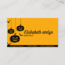 Search for october business cards Pumpkin