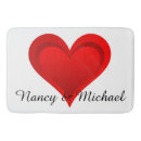 Search for heart bath mats I love you