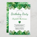 Search for foliage birthday invitations Typography