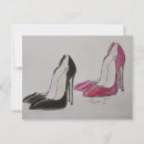 Search for high heel shoes postcards Red