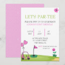 Search for golf cart invitations Script calligraphy
