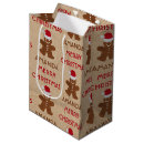 Search for gingerbread man gift bags Xmas