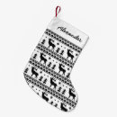 Search for fair isle christmas stockings White