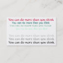 Search for motivation business cards Fashion