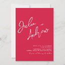 Search for crimson wedding invitations Calligraphy