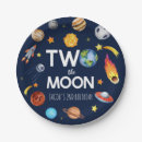 Search for outer space plates Two the moon