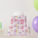 Search for dreams wrapping paper Baby girl