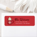 Search for hot chocolate return address labels Cute