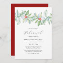 Search for winter rehearsal dinner invitations Botanical
