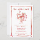 Search for red black white bridal shower invitations Floral