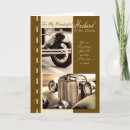 Search for vintage husband birthday cards Cars
