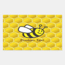Search for insect rectangle stickers Yellow