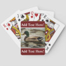 Search for duck playing cards Mallard