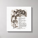 Search for alice wonderland canvas prints Lewis carroll