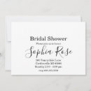 Search for simple elegant bridal shower invitations Modern