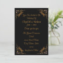 Search for fairy tale wedding invitations Gold