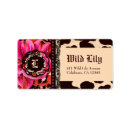 Search for pink leopard labels Initial