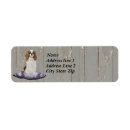 Search for brown white dog return address labels Canine