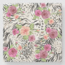 Search for animal print coasters Initials