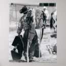 Search for cowboy posters Black and white