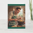 Search for cooking birthday cards Food