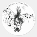 Search for musical notes stickers Elegant