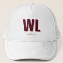 Search for burgundy hats Typography
