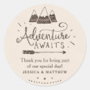 Search for rustic baby shower stickers Adventure