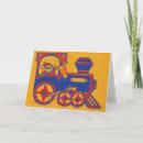 Search for vintage train christmas cards Santa claus