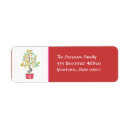 Search for pear tree return address labels Elegant