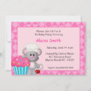 Search for cute mouse birthday invitations Cupcake